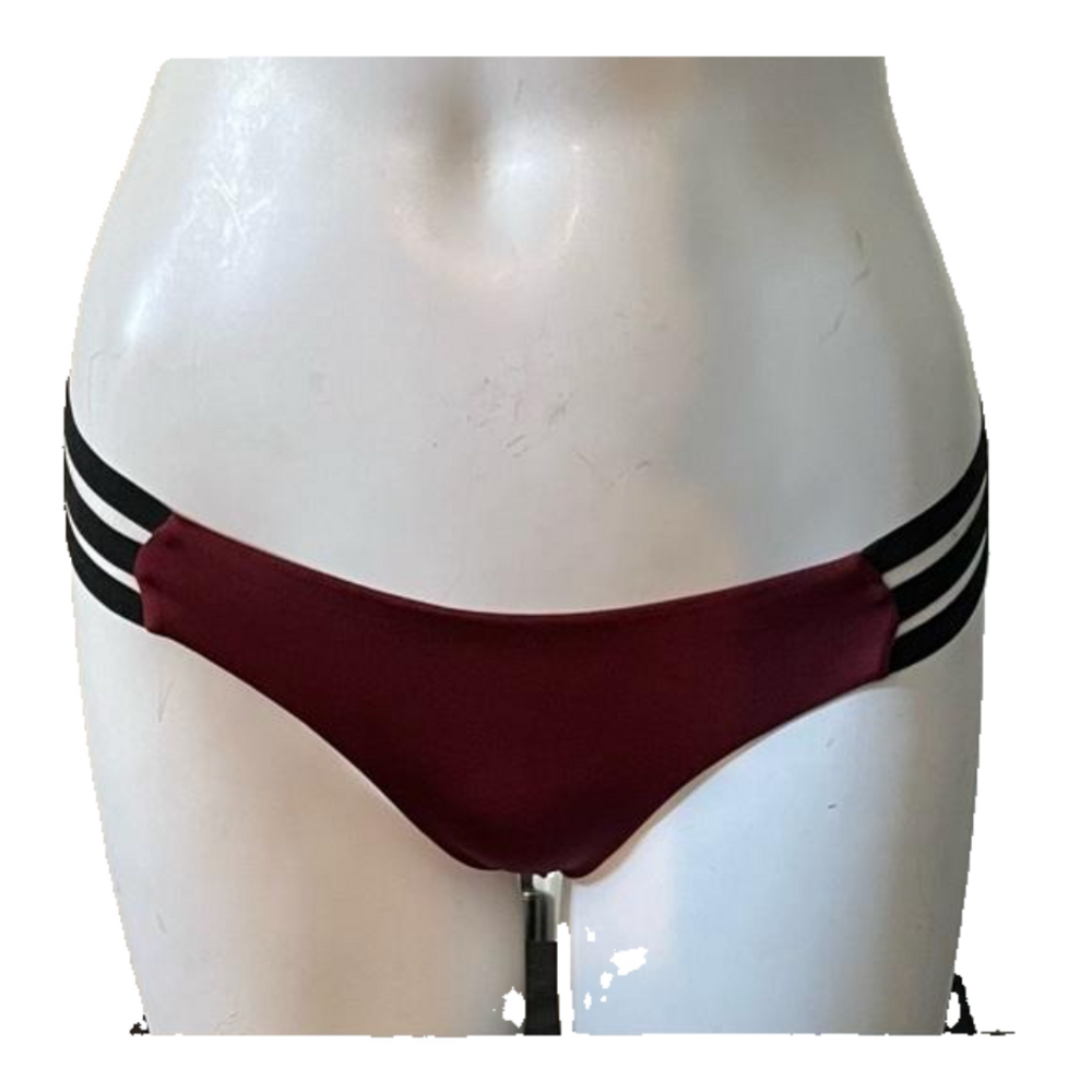 Beach Bunny Burgundy Bikini Bottoms Women’s size XS